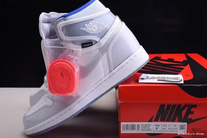 Rep Racer Air High Zoom Jordan 1 CK6637-104 Retro White Blue 0529